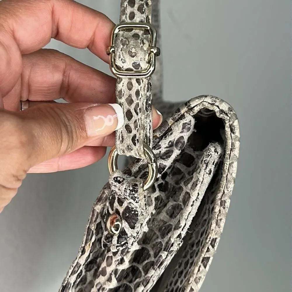 Elliot Luca crossbody snake skin print